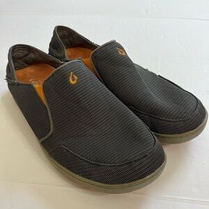 Olukai Nohea Mesh Gray Slip On Shoes Size 11